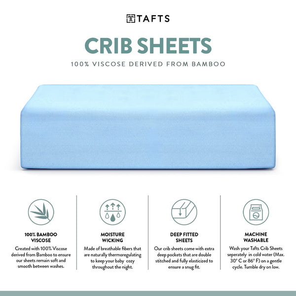 100% Bamboo Crib Sheets