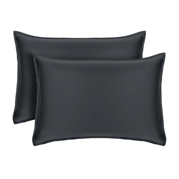 Midnight Black 2PACK Organic Bamboo Pillowcases best organic bamboo pillowcase for hair and skin