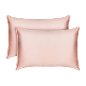 Pale Blush 2PACK Organic Bamboo Pillowcases best organic bamboo pillowcase for hair and skin