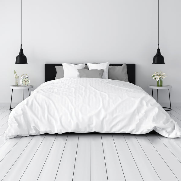 Cool White Pure Organic Bamoo Duvet Sheets best pure organic bamboo duvet sheets for skin