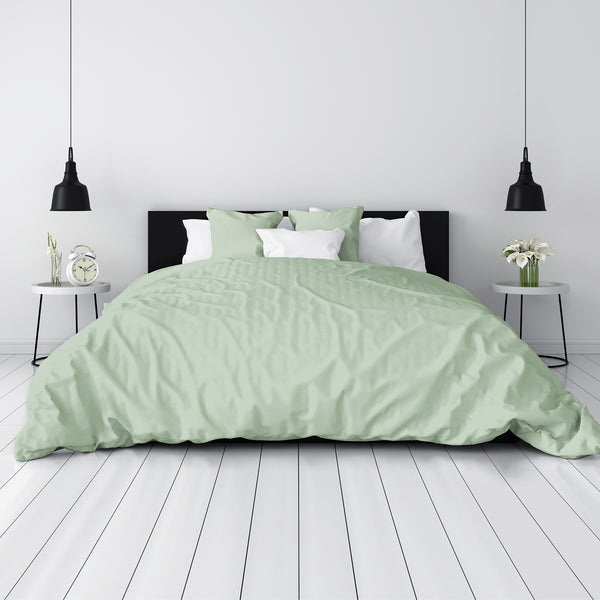 Sage Green Pure Organic Bamoo Duvet Sheets best pure organic bamboo duvet sheets for skin