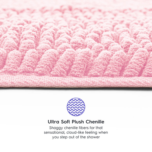 Ultra Soft Chenille  Bathroom Rugs