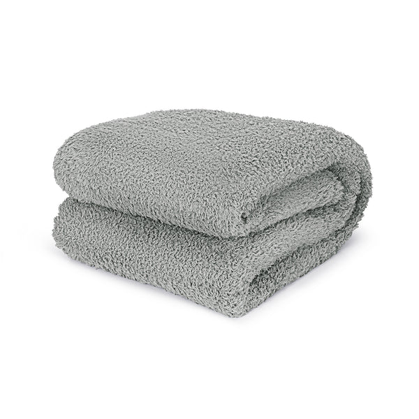 Space Grey Feathery Throw Blanket throw size best plush fluffy fleece blankets and throws for couch, bed, and living room