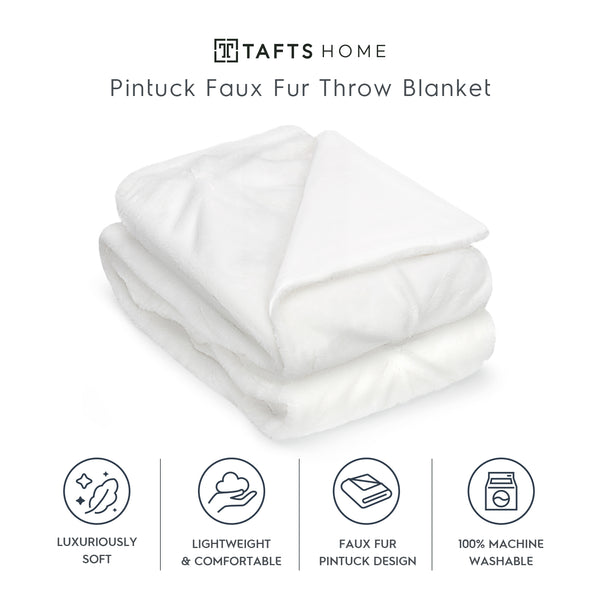 Pintuck Throw Blanket