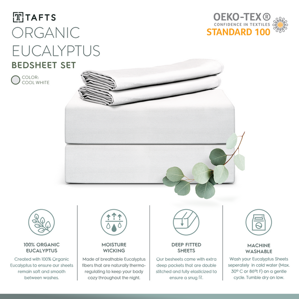 Cool White Eucalyptus Sheets best eucalyptus sheets for skin