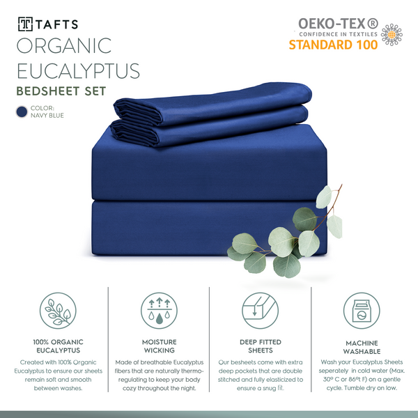 Navy Blue Eucalyptus Sheets best eucalyptus sheets for skin