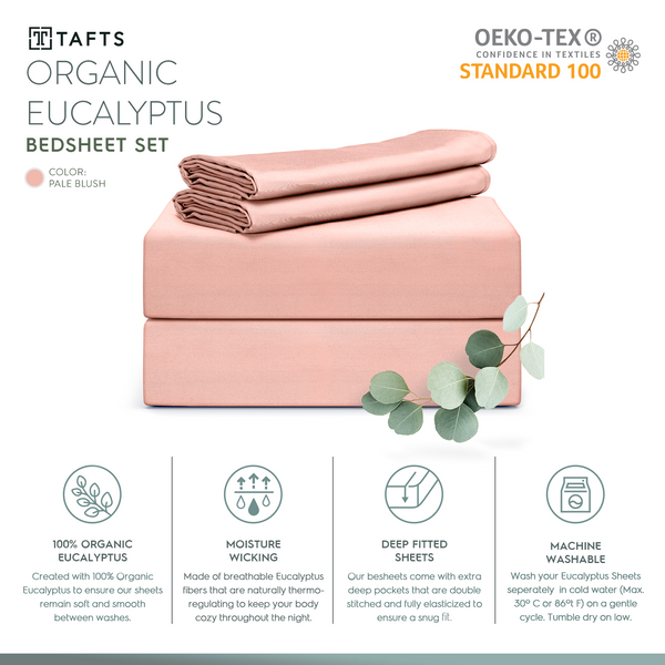 Pale Blush Eucalyptus Sheets best eucalyptus sheets for skin